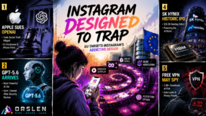 Apple sues OpenAI days after the GPT-5.6 launch, EU rules against Meta, SK Hynix Nasdaq debut and free VPN data leaks in a five-panel tech news cover for July 9 to 11, 2026